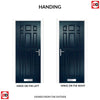 Premium Composite Front Door Set - Impala Solid - Shown in Blue
