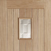 Chigwell Hardwood Door - Clear Toughened Double Glazing, From LPD Joinery