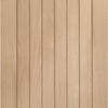 Bespoke Thrufold Suffolk Oak Folding 2+0 Door - Vertical Lining