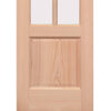 EXTERIOR Hemlock GTP 2 Panel Door Pair - Fit Your Own Glass