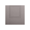 Two Sliding Wardrobe Doors & Frame Kit - Arnhem 2 Panel Grey Primed Door - Unfinished