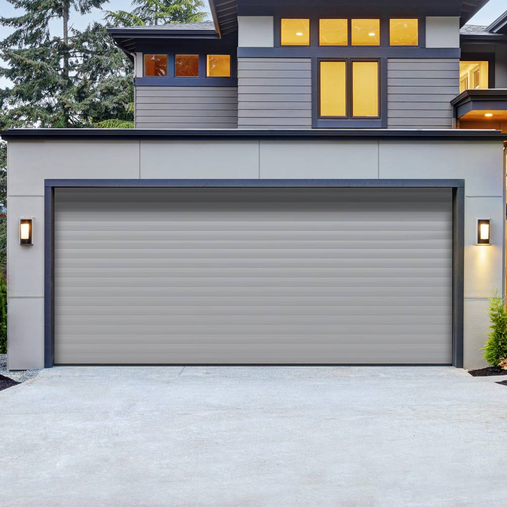 Gliderol Electric Insulated Roller Garage Door from 3360 to 4290mm Wide - Grey