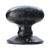 Antique Black Ludlow LF5595 Oval Mortice Knob Handles - Size 60mm