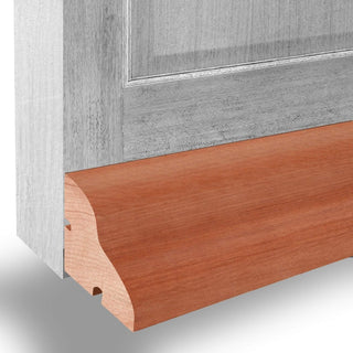 Image: Hardwood Weather Bar - 915mm: Hardwood Weather Drip - Suitable for Inward or Outward Opening Doors
