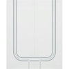 Double Glass Sliding Door - Solaris Tubular Stainless Steel Sliding Track & Holburn 8mm Obscure Glass - Clear Printed Design