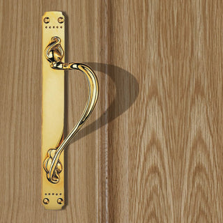 Image: PF109 Laurin Pull Handle, Left or Right Handed, 375x45mm - 2 Finishes