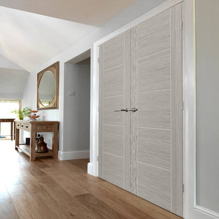 Image: J B Kind Laminates Lava Painted Door Pair - Prefinished