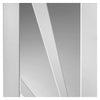 Calypso Aurora Shaker Single Evokit Pocket Door Detail - Clear Glass - White Primed