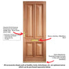 Islington 4 Panel Exterior Hardwood Front Door