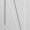 Two Sliding Wardrobe Doors & Frame Kit - Calypso Aurora White Primed Door