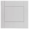 J B Kind White Contemporary Quattro Smooth Moulded Primed Panel Fire Door - 1/2 Hour Fire Rated