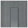 Modern interior grey door