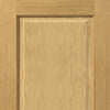 J B Kind Charnwood Oak 2 Panel Door Pair - Prefinished