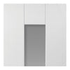 J B Kind Axis White Primed Door Pair - Clear Glass