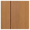 Four Sliding Wardrobe Doors & Frame Kit - Axis Oak Shaker Door - Prefinished