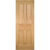 Bespoke Kingston oak Fire Internal Door - 1/2 Hour Fire Rated - Unfinished