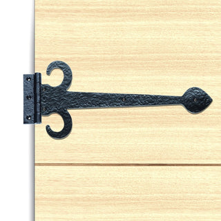 Image: Antique Black Ludlow LF5519A Sword Hinges - Pair - Size 348mm