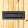 Antique Black Ludlow LF5524 Letterbox - Size 268x91mm