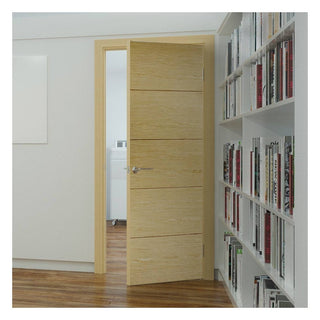 Image: lille oak solid internal door