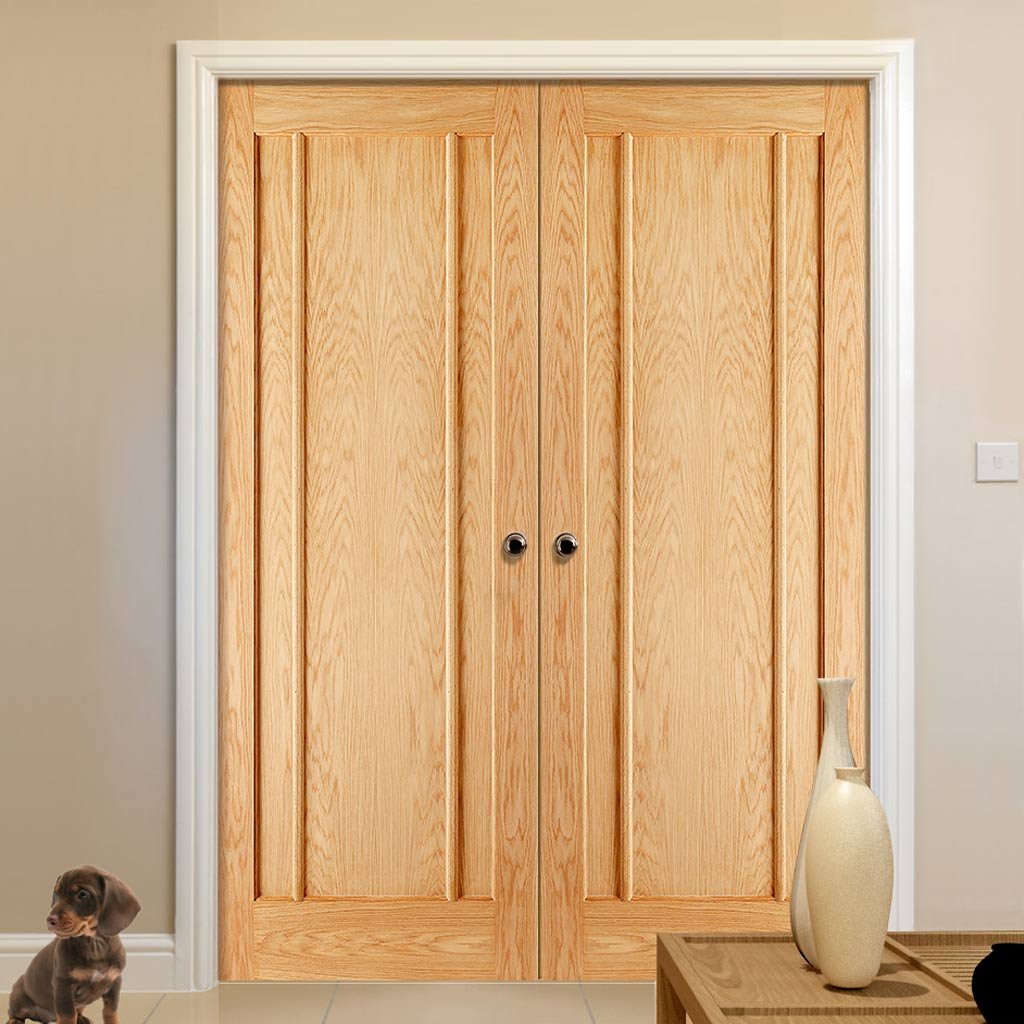 Bespoke Lincoln Oak 3P Door Pair