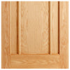 LPD Joinery Lincoln 3 Panel Oak Fire Door Pair - 30 Minute Fire Rated