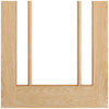 lincoln 3l oak door clear safety glass panes 