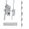 External ThruSafe Aluminium Front Door - 43804 CNC Grooves - 7 Colour Options