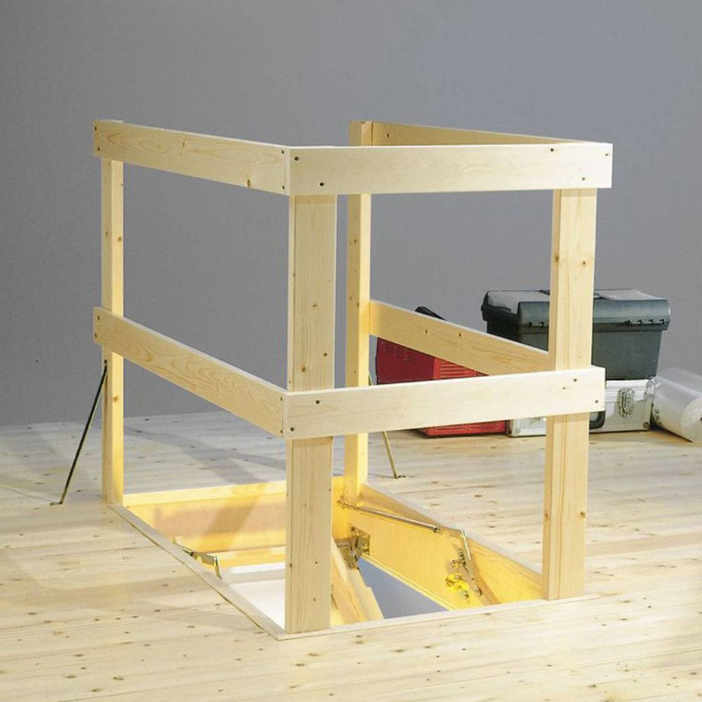 Dolle Loft Wooden Balustrade Hatch Safety Barrier, 60/70 cm