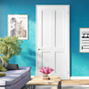 london 4p door white primed