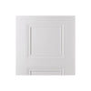 Amsterdam 3 Panel Single Evokit Pocket Door Detail - White Primed