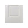 Arnhem 1 Pane 1 Panel Door Pair - Clear Glass - White Primed