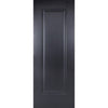 Eindhoven 1 Panel Black Primed Single Evokit Pocket Door