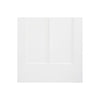 Reims Diamond 5 Panel Single Evokit Pocket Door Detail - White Primed