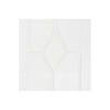 Reims Diamond 5 Panel Single Evokit Pocket Door Detail - White Primed