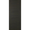 Minimalist Wardrobe Door & Frame Kit - Two Vancouver Smoked Oak Flush Doors - Prefinished