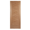 Contemporary walnut veneer interior door