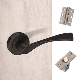 Image: Lupus Door Handle Pack - Matt Black