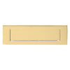 M36G Letter Plate, Gravity Flap, 270x73mm Polished Brass