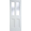 Nostalgia Malton Unglazed Door Pair - Raised Mouldings - White Primed