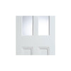 Nostalgia Malton Unglazed Door Pair - Raised Mouldings - White Primed