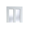 Nostalgia Malton Unglazed Door Pair - Raised Mouldings - White Primed