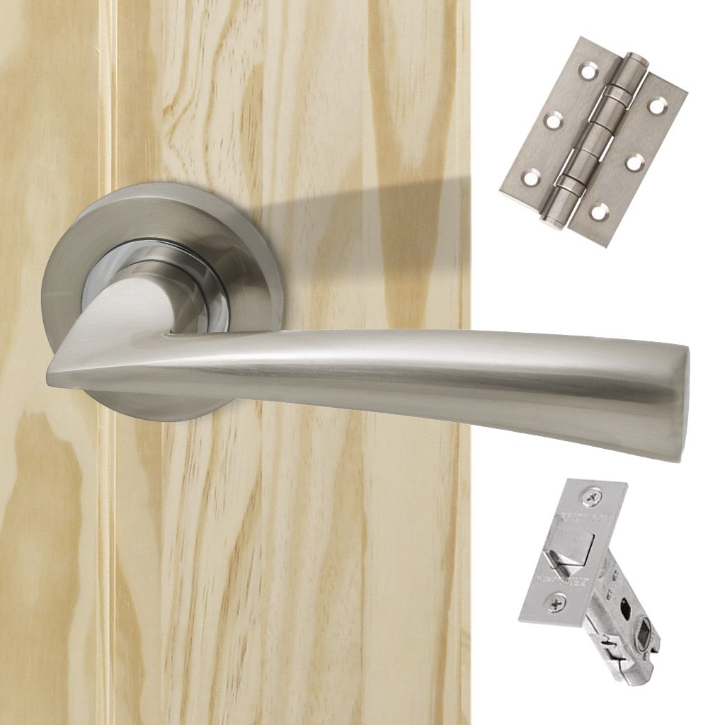 Mars Handle Pack - Polished Chrome - Satin Nickel