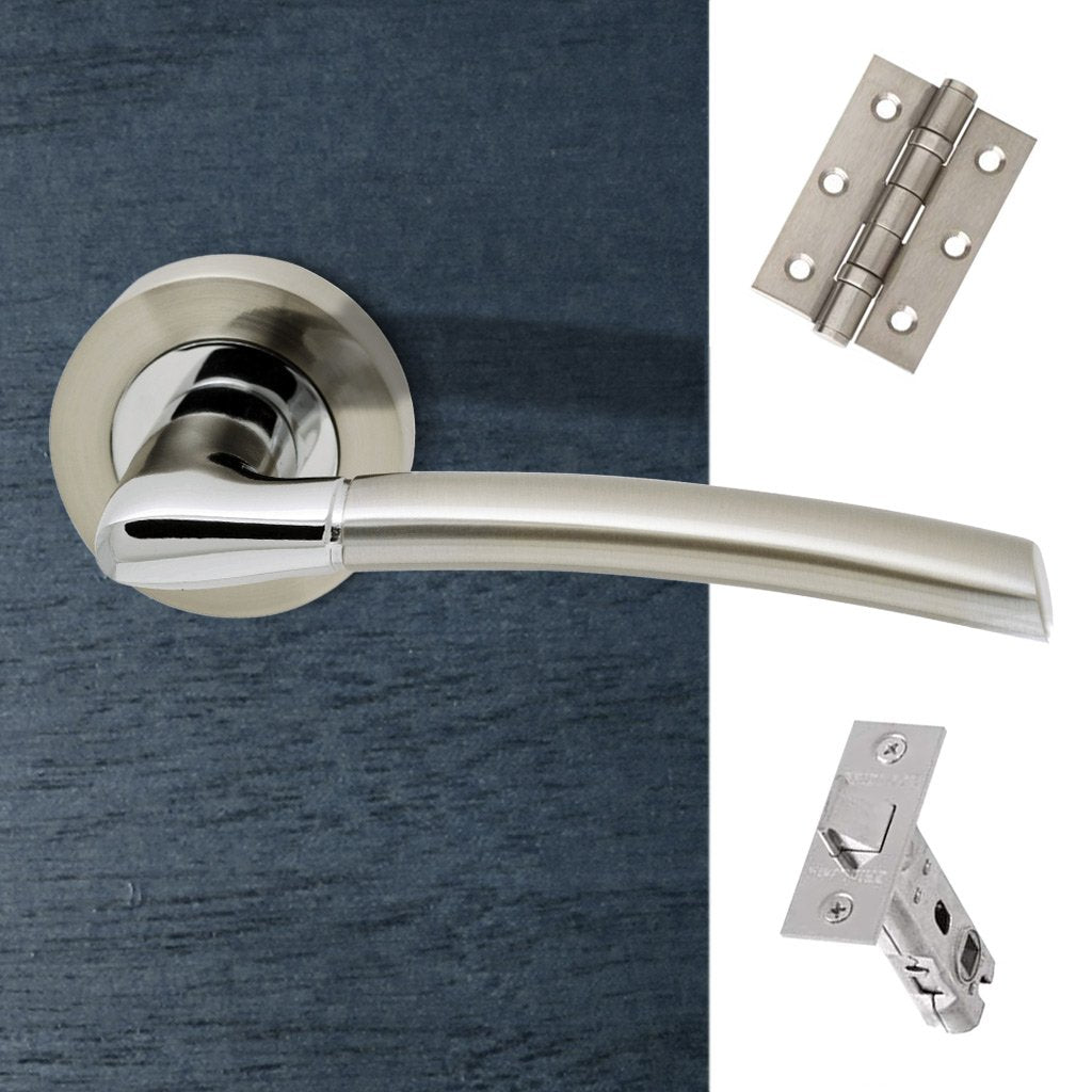 Mercury Handle Pack - Polished Chrome - Satin Nickel