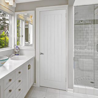 Image: Mexicano Fire Internal Door - 1 Hour Rated - White Primed