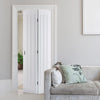 Mexicano Flush Bifold Door - White Primed