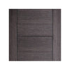 Vancouver Ash Grey Staffetta Twin Telescopic Pocket Doors - Prefinished
