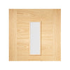 Bespoke Sofia 3L Oak Door Pair - Clear Glass - Prefinished