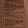 Vancouver Walnut 5 Panel Flush Evokit Pocket Fire Door Detail - 30 Minute Fire Rated - Prefinished
