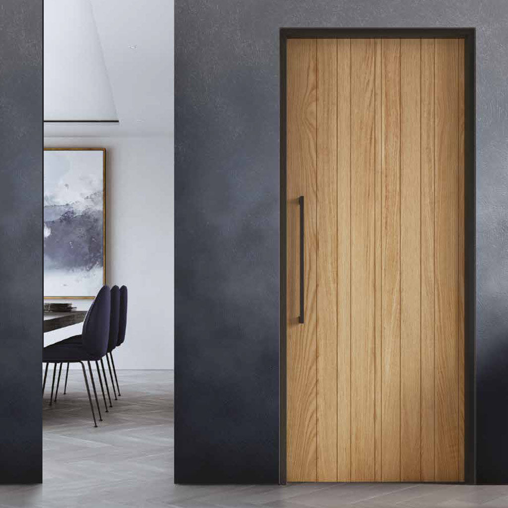 Montreal Oak Flush Internal Internal Door - Prefinished