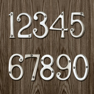 Image: Chrome Plated Numerals - 76mm in Size